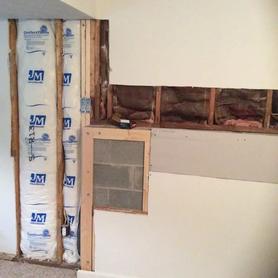Wall insulation replacement during Contents Cleaning & Restoration in Northglenn